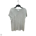 Top Short Sleeve Basic By J. Jill In Grey, Size: Xl