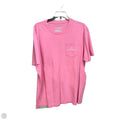 Top Short Sleeve Basic By Lauren James In Pink, Size: L