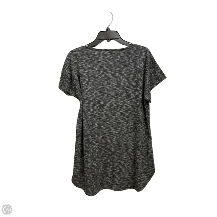 Top Short Sleeve Basic By Maurices In Black, Size: Xl