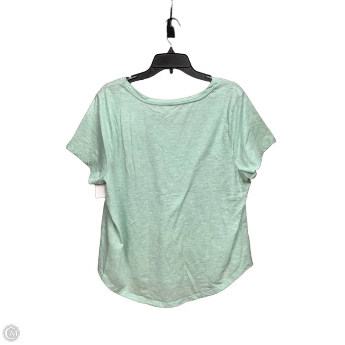 Top Short Sleeve Basic By Style And Company In Green, Size: Xxl