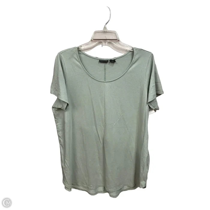 Top Short Sleeve Basic By Tahari In Green, Size: 1x