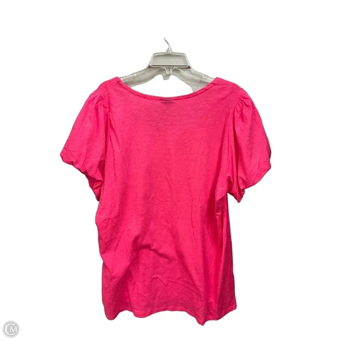 Top Short Sleeve Basic By Torrid In Pink, Size: 3x