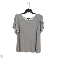 Top Short Sleeve By Adrianna Papell In Floral Print, Size: 1x