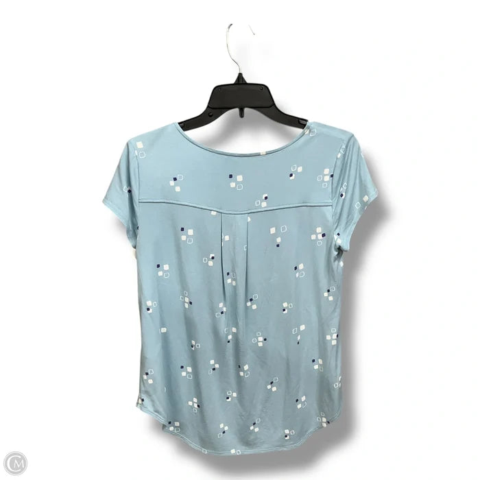 Top Short Sleeve By Alfani In Blue, Size: S