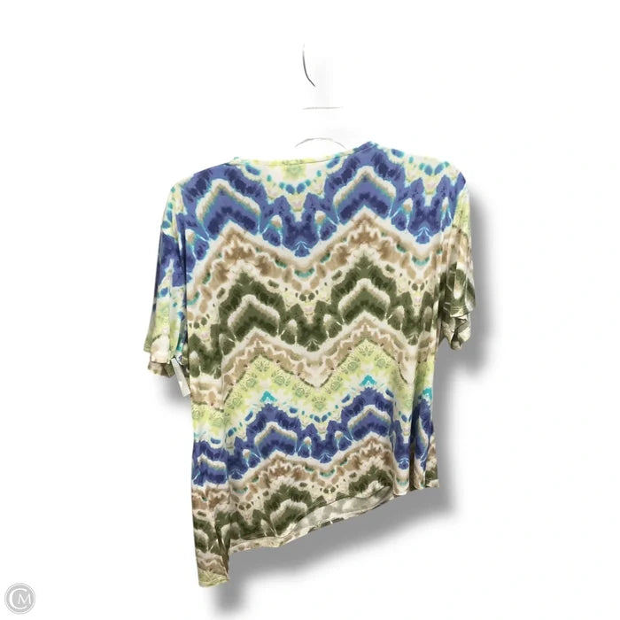 Top Short Sleeve By Alfred Dunner In Green, Size: Lp