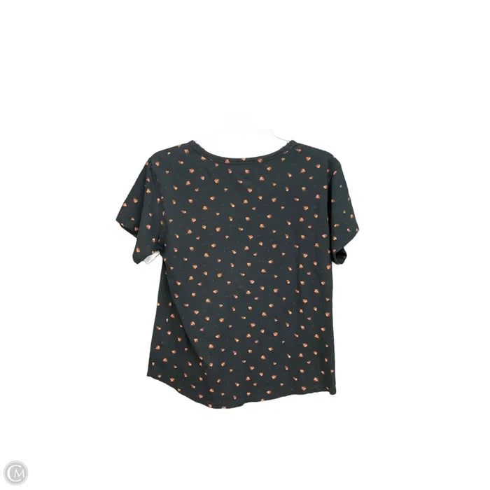 Top Short Sleeve By Ana In Grey, Size: M