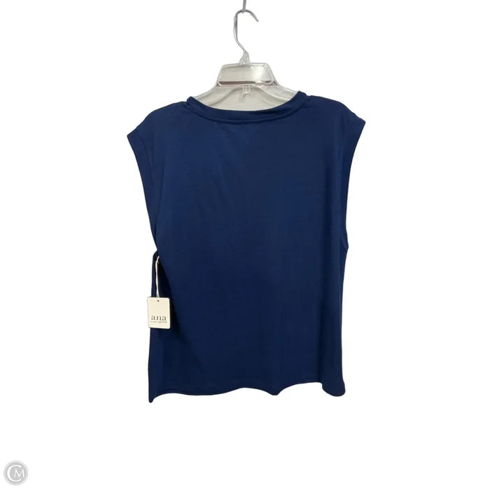 Top Short Sleeve By Ana In Navy, Size: Xl