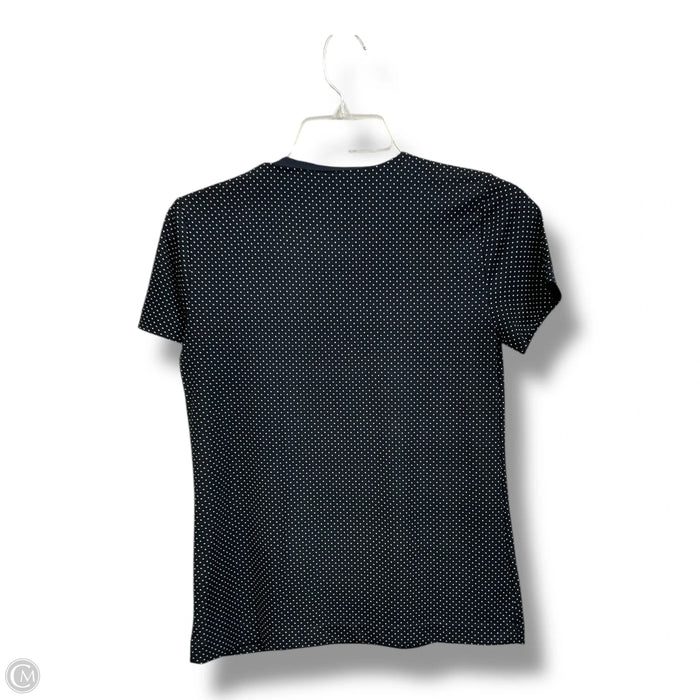 Top Short Sleeve By Ann Taylor In Polkadot Pattern, Size: Xs
