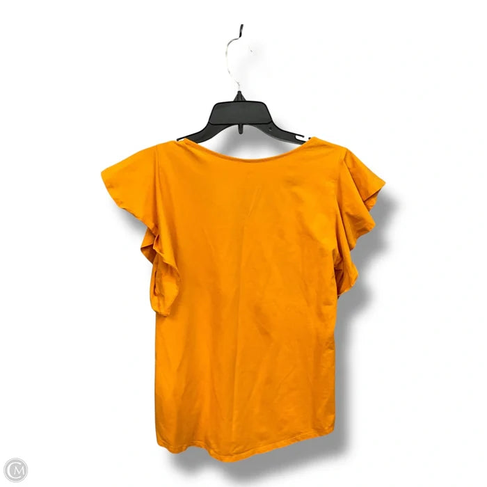 Top Short Sleeve By Clothes Mentor In Orange, Size: M