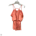 Top Short Sleeve By Express In Peach, Size: L