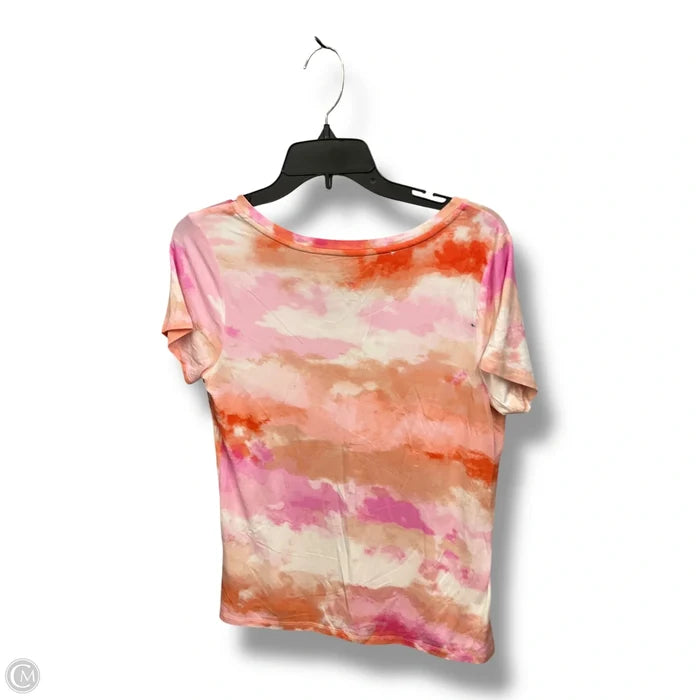 Top Short Sleeve By G By Giuliana In Tie Dye Print, Size: S