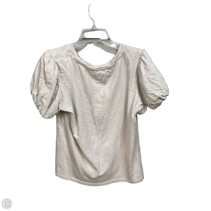 Top Short Sleeve By Jane And Delancey In Mauve, Size: L