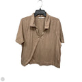 Top Short Sleeve By Jane And Delancey In Tan, Size: L