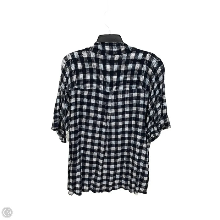 Top Short Sleeve By Lane Bryant In Multi-colored, Size: 1x