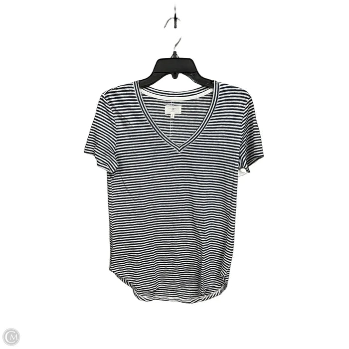 Top Short Sleeve By Lou And Grey In Striped Pattern, Size: S