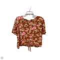 Top Short Sleeve By Madewell In Floral Print, Size: Xxl