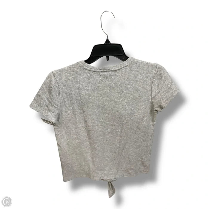 Top Short Sleeve By Madewell In Grey, Size: Xxs