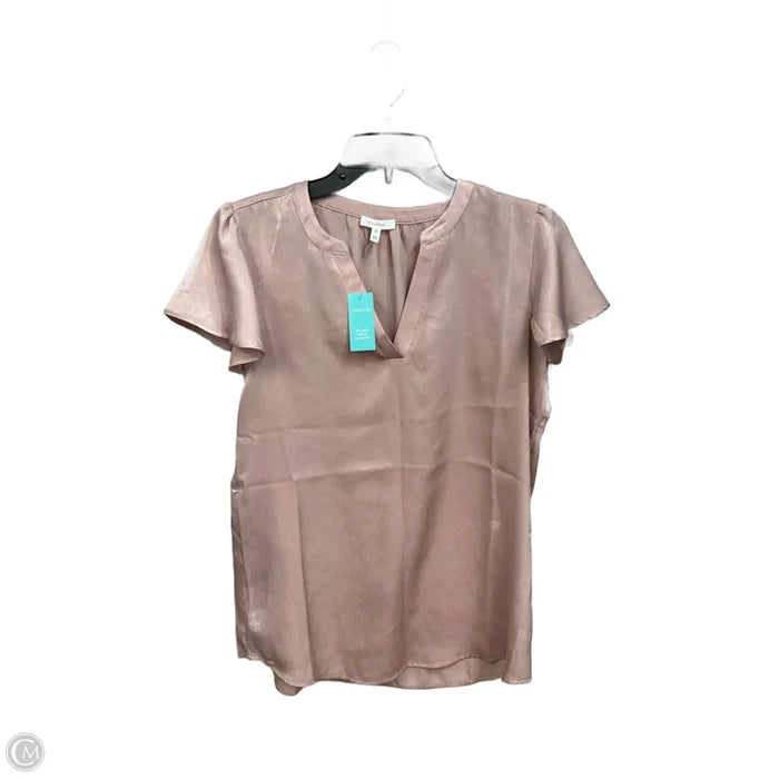 Top Short Sleeve By Maurices In Mauve, Size: Xs
