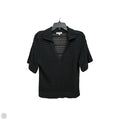 Top Short Sleeve By Max Studio In Black, Size: S