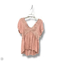 Top Short Sleeve By Oddi In Pink, Size: S