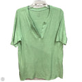 Top Short Sleeve By Pure Jill In Green, Size: L
