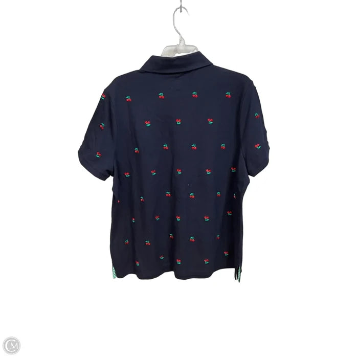 Top Short Sleeve By Talbots In Navy, Size: 2x
