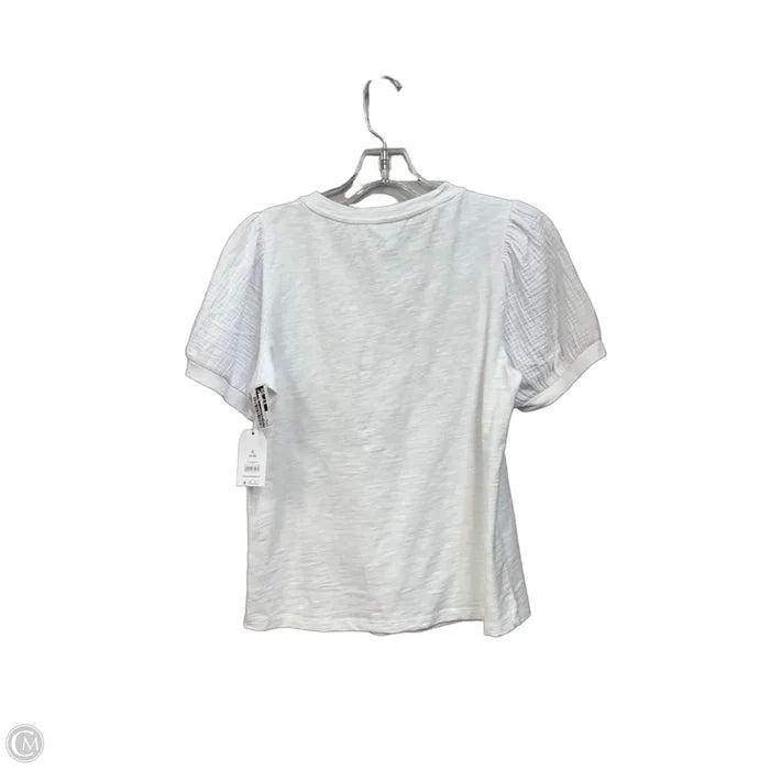 Top Short Sleeve By Time And Tru In White, Size: S