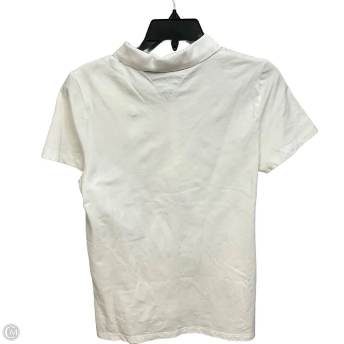 Top Short Sleeve By Tommy Hilfiger In White, Size: M