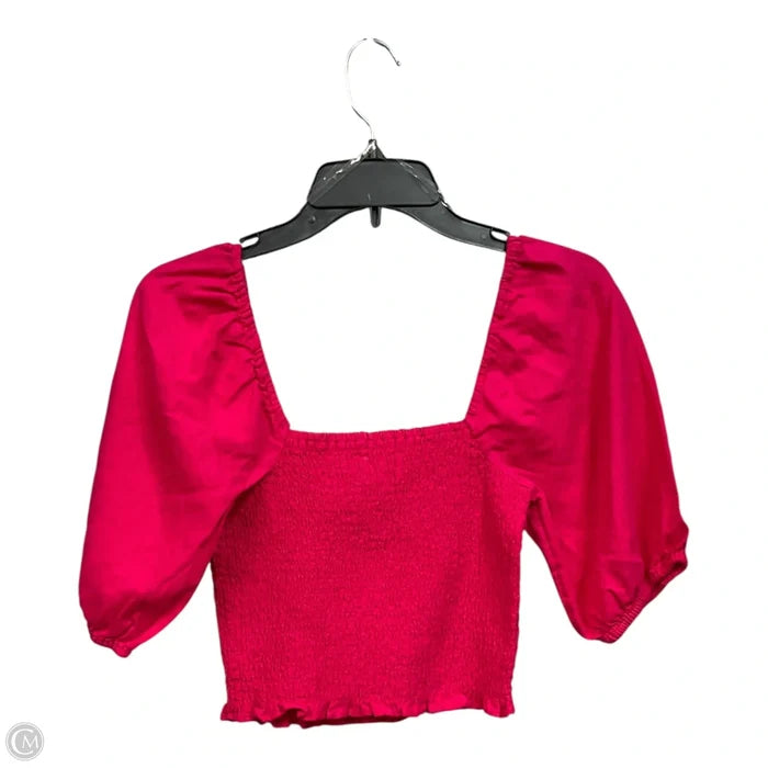 Top Short Sleeve By Universal Thread In Pink, Size: Xs