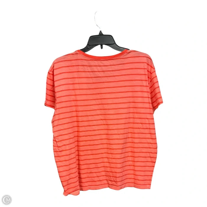 Top Short Sleeve By Vineyard Vines In Striped Pattern, Size: M