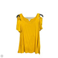 Top Short Sleeve By Westport In Yellow, Size: M