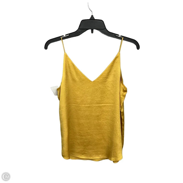 Top Sleeveless Basic By Express In Yellow, Size: S