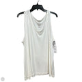 Top Sleeveless Basic By Nine West In White, Size: 2x