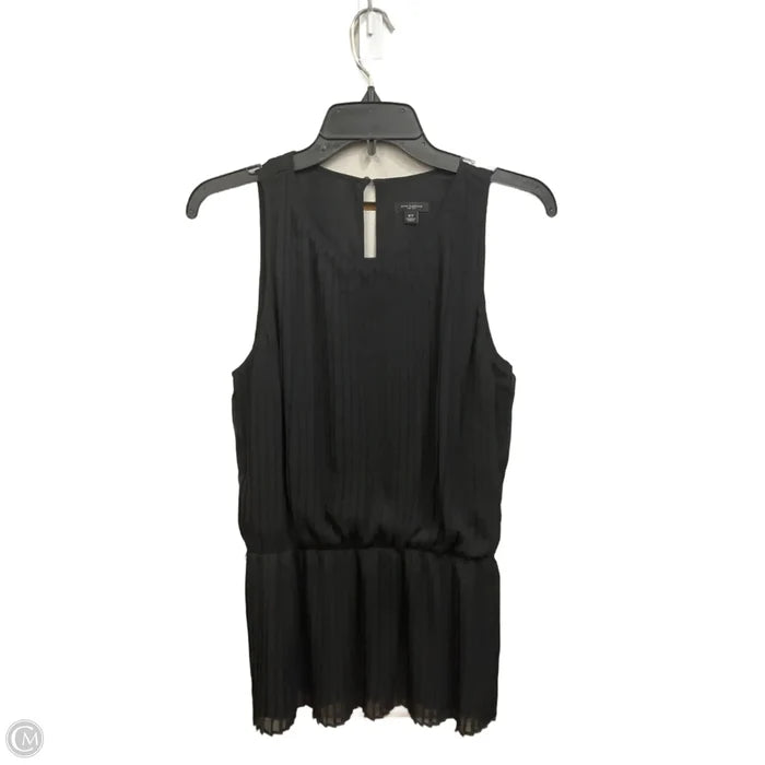 Top Sleeveless By Ann Taylor In Black, Size: 8