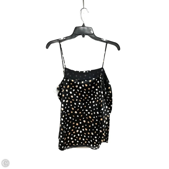 Top Sleeveless By Ann Taylor In Polkadot Pattern, Size: M