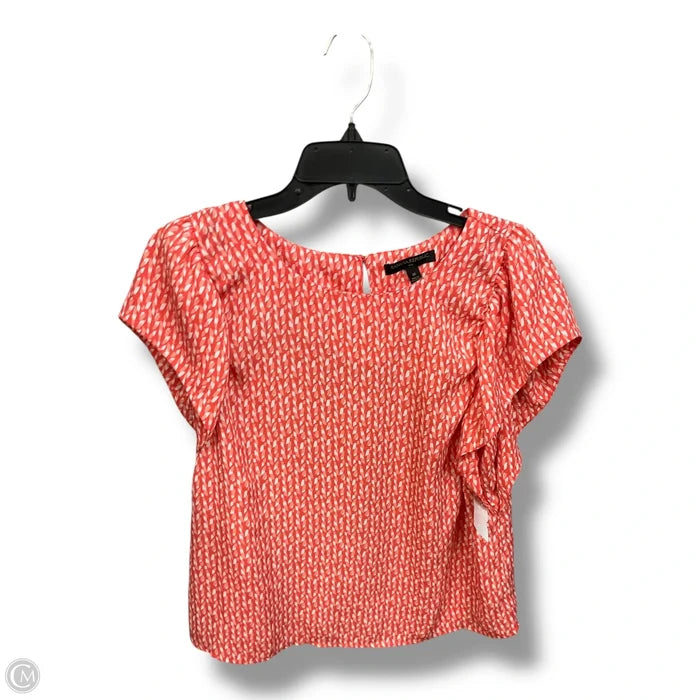 Top Sleeveless By Banana Republic In Orange, Size: M