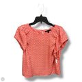 Top Sleeveless By Banana Republic In Orange, Size: M