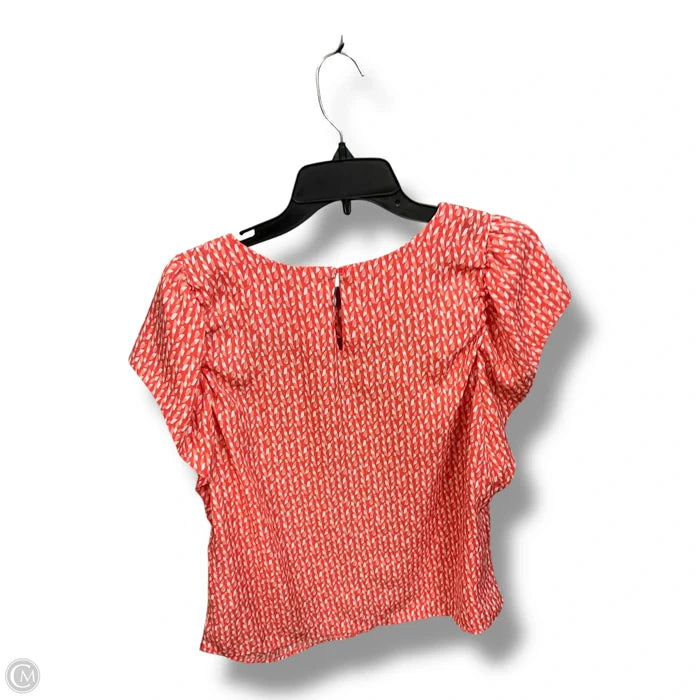 Top Sleeveless By Banana Republic In Orange, Size: M