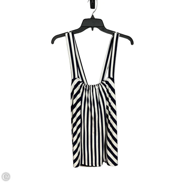 Top Sleeveless By Banana Republic In Striped Pattern, Size: Xl