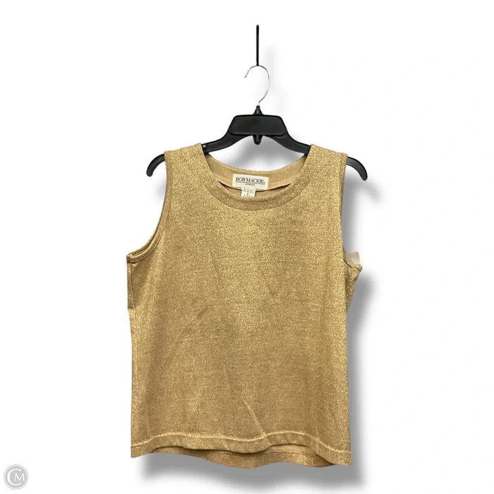 Top Sleeveless By Bob Mackie Qvc In Gold, Size: L