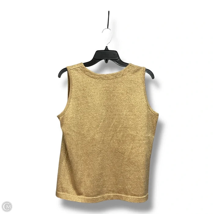 Top Sleeveless By Bob Mackie Qvc In Gold, Size: L