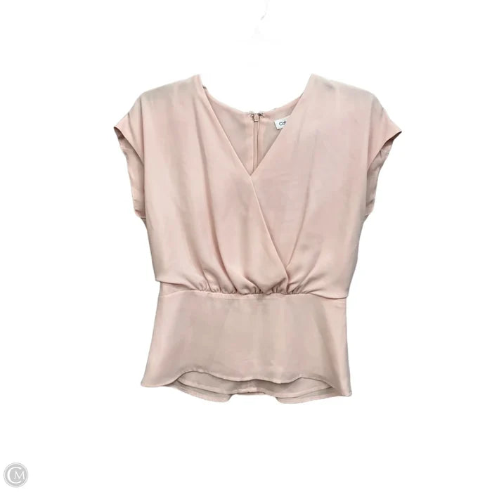 Top Sleeveless By Calvin Klein In Pink, Size: Xs