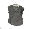 Top Sleeveless By Chicos In Black & White, Size: M