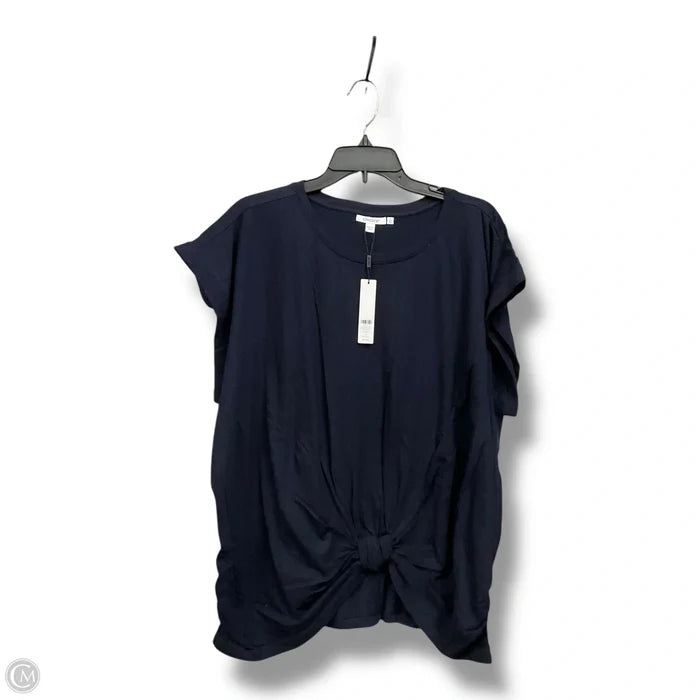 Top Sleeveless By Chicos In Navy, Size: Xxl