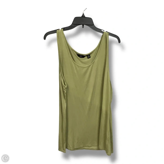 Top Sleeveless By Clothes Mentor In Green, Size: 1x