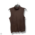 Top Sleeveless By Croft And Barrow In Brown, Size: M