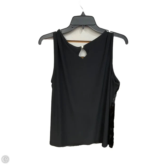 Top Sleeveless By Dkny In Black, Size: L
