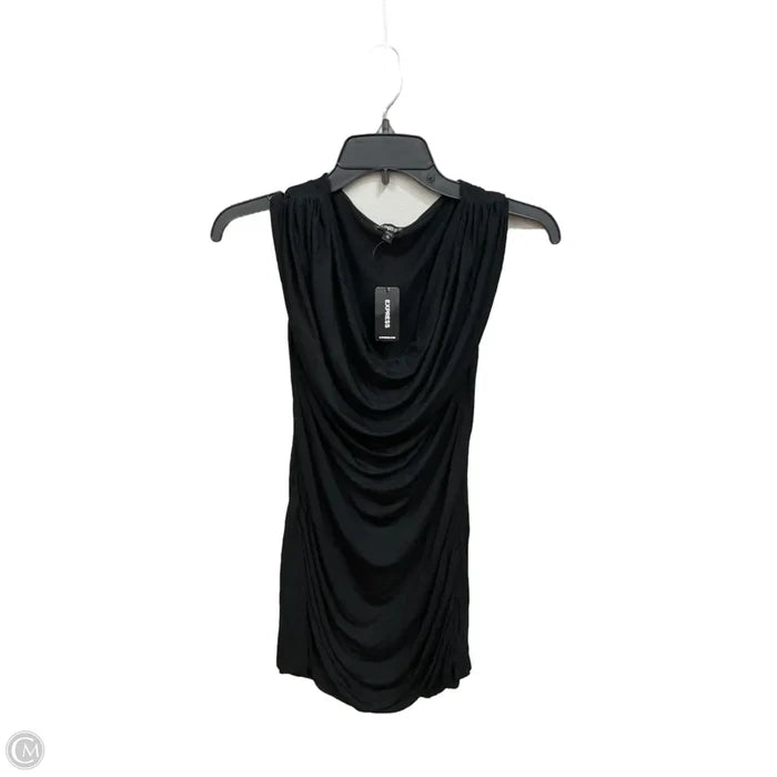 Top Sleeveless By Express In Black, Size: Xs
