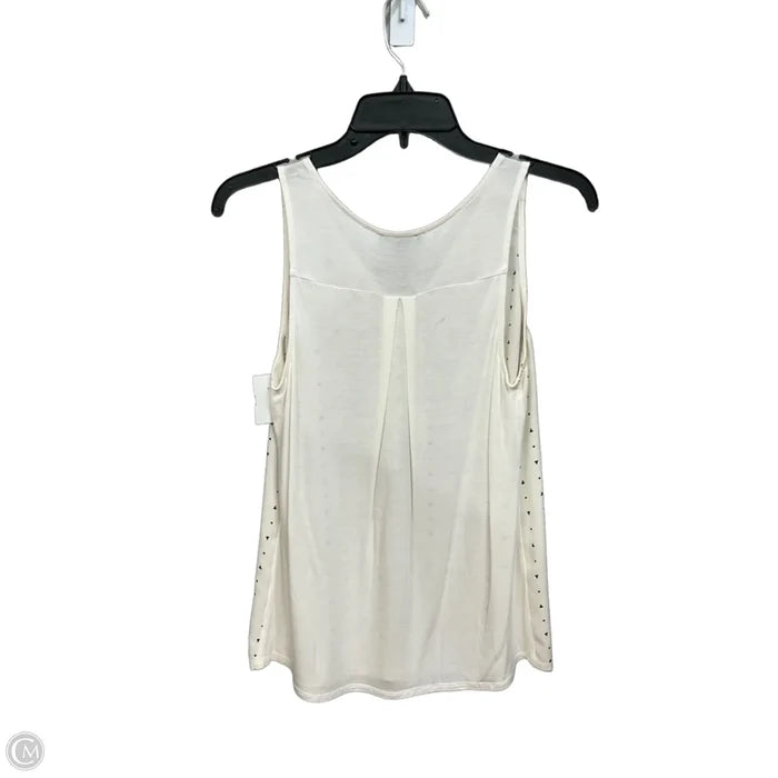 Top Sleeveless By Express In Cream, Size: S