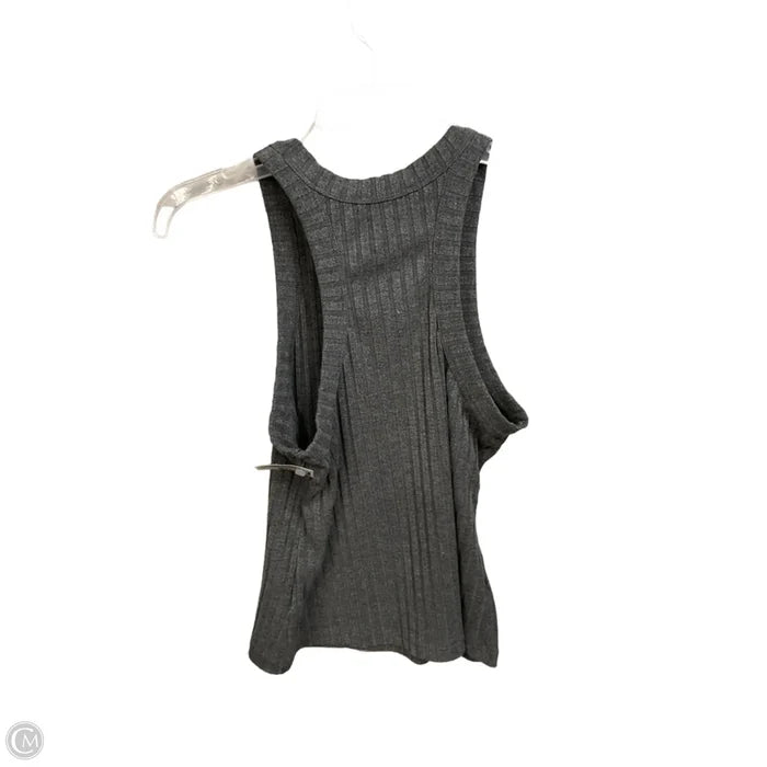 Top Sleeveless By Express In Grey, Size: L